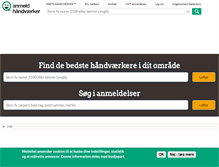 Tablet Screenshot of anmeld-haandvaerker.dk